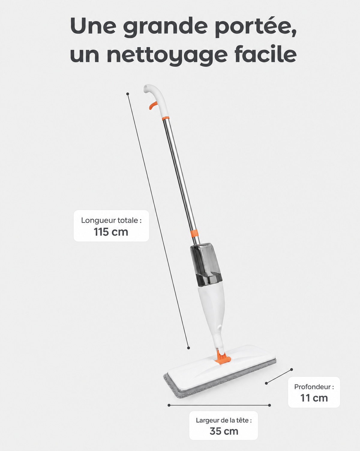 Vadrouille Spray Intelligente – Le Nettoyage Multi-Effet Nouvelle Génération