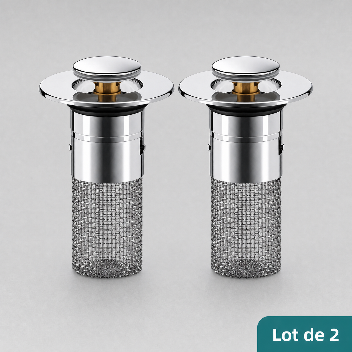 Filtre Anti-Bouchon pour Évier – Crépine Inox Anti-Odeur