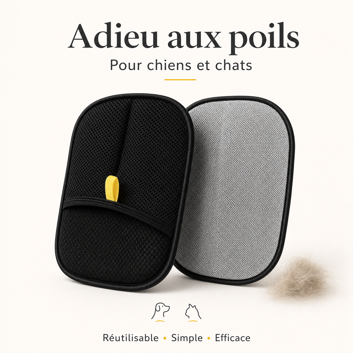 Le Gant Magique Anti-Poils — Dites Adieu aux Poils en 30 Secondes