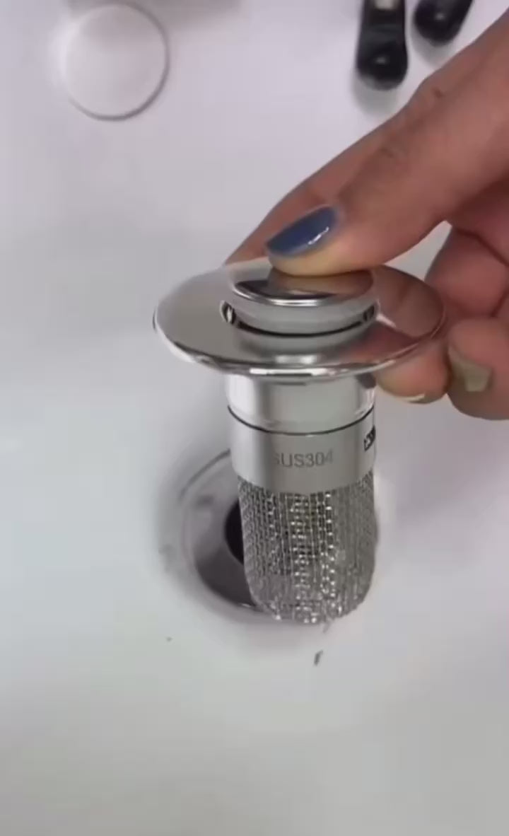 Filtre Anti-Bouchon pour Évier – Crépine Inox Anti-Odeur